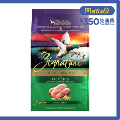 [益生菌配方] 超越鴨肉配方狗糧 (25lb) - ZIGNATURE