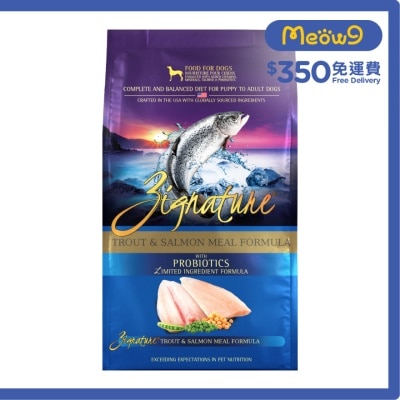[益生菌配方] 超越鱒魚及三文魚配方狗糧 (4lb) - ZIGNATURE