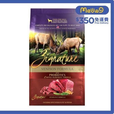 [益生菌配方] 超越鹿肉配方狗糧 (4lb) - ZIGNATURE