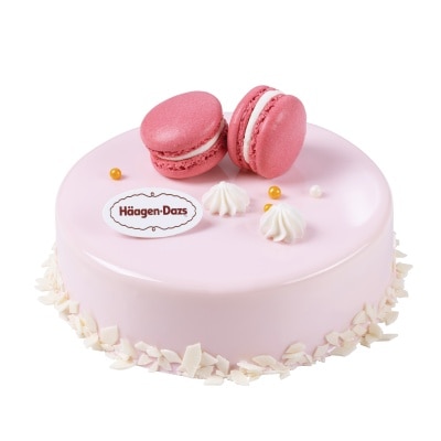 381 草莓蜜語雪糕蛋糕（中）(*商戶直送 ,滿$450免運費)