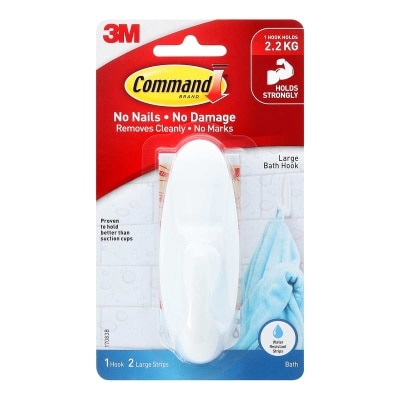 3M 無痕浴室掛勾５磅