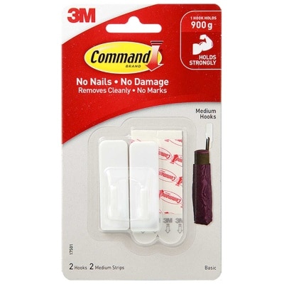 3M 無痕中型輕盈掛鈎