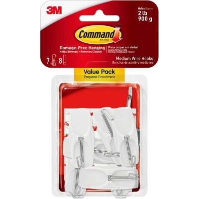 3M 無痕活動中型掛鈎 優惠裝