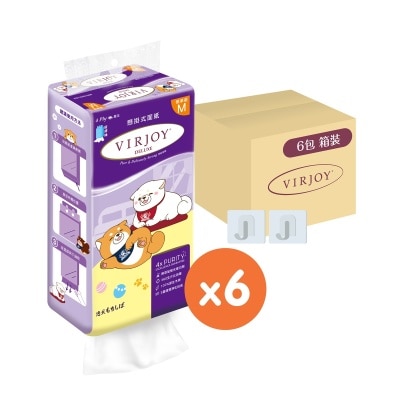４層懸掛式面紙６袋裝原箱(連掛鉤)