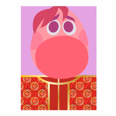 6p Red Pocket Set (8cm X 11cm)