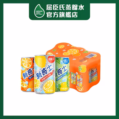 混合口味汽水飲品６罐裝
