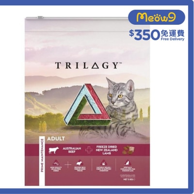 奇境 澳洲牛肉＋5%紐西蘭羊肺凍乾 貓糧 (5kg) - TRILOGY