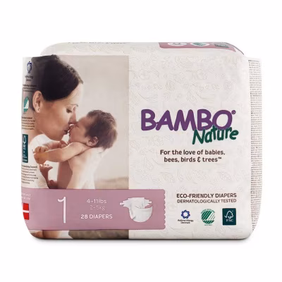 Bambonat Rash Free Eco Diapers Xs