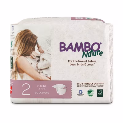 Bambonat Rash Free Eco Diapers S
