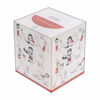 環保竹製盒裝面紙