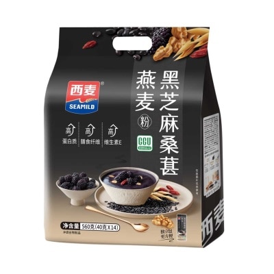 黑芝麻桑椹燕麥粉