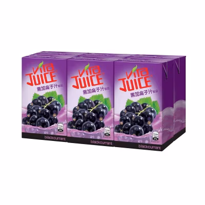 黑加侖子汁250毫升(6包裝)