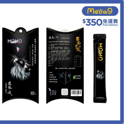 萌寵守護 - 貓主食肉泥條 - 鮭魚+鱈魚卵+南極磷蝦油【皮膚.被毛】(15g x 10本) - MOMOCARE