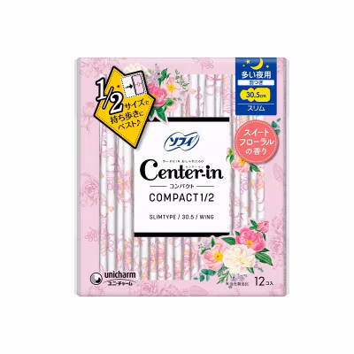 Center-in Compact Night 30.5cm Sweet Floral