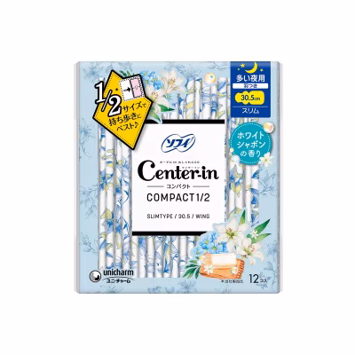 Center-in Compact Night 30.5cm White Soap