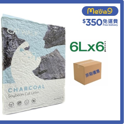 原箱活性炭豆腐貓砂 (6Lx6包)- Catwalk