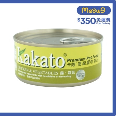 雞、蔬菜(170g)貓犬適用 - KAKATO 貓狗鮮食罐