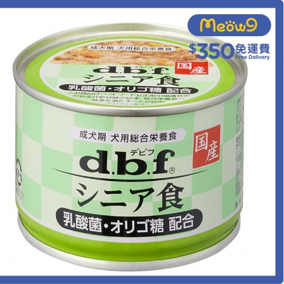 雞肉+野菜 (乳酸菌 • 寡糖)(150g ) 老年犬罐頭 - d.b.f