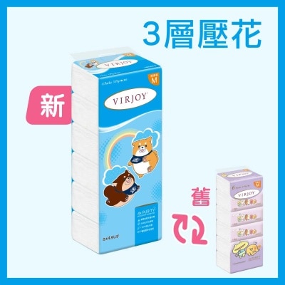 跳跳小雞抽取式面紙６包裝 (包裝隨機)