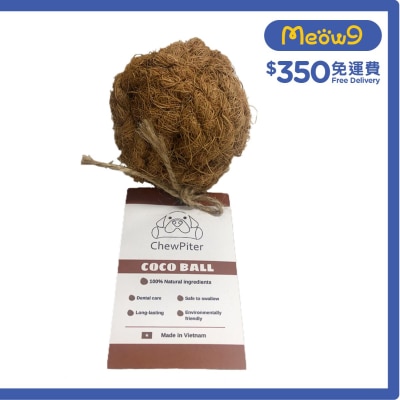 椰子玩具 (球狀)- ChewPiter