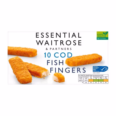 Cod Fillet Fish Finger 10's  [ United Kingdom](frozen -18°c)