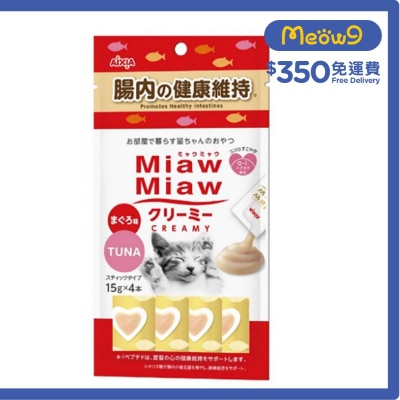 CREAMY 肉醬貓小食 吞拿魚 - 腸道健康 (15g x 4) AIXIA
