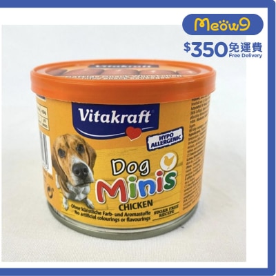 罐裝迷你雞肉腸 (120g) 狗小食 - 維牠卡夫