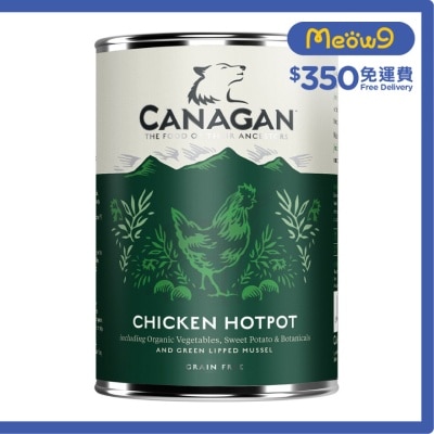 無穀物主食狗罐頭*雞肉配方*(400G) - Canagan 原之選