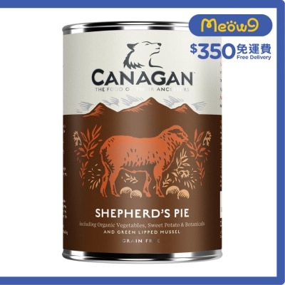 無穀物主食狗罐頭*羊肉配方*(400G) - Canagan 原之選