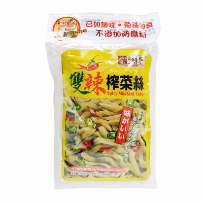 雙辣榨菜絲3包裝