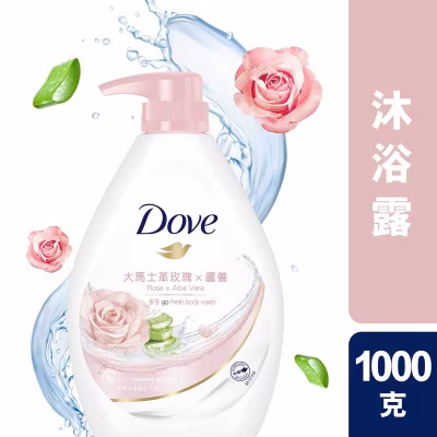 Dove Rose Hydration Body Wash 1000g