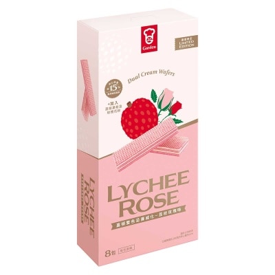 雙色忌廉威化 (荔枝玫瑰味)