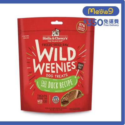 Wild Weenies 凍乾小食 鴨肉配方 狗小食 (3.25oz) - Stella & Chewy's