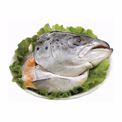 Frozen Atlantic Salmon Head (half Cut) [ Norway](frozen -18°c)