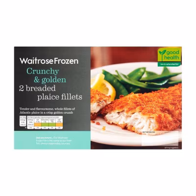 Frozen Plaice Fillets Breaded