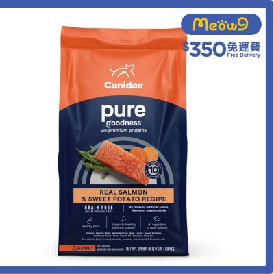 無穀物海洋成犬配方狗糧 (三文魚+甜薯) 4磅 - CANIDAE 咖比