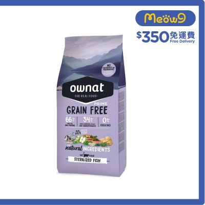 混合魚類及肉類 (8kg) 全貓糧 - 無穀物絕育體重管理配方 - ownat