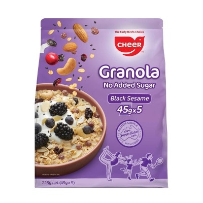 香脆營養穀麥早餐 黑芝麻味(無添加糖)