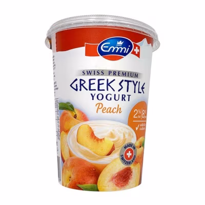Greek Style 2% Low Fat Peach  [ Switzerland](chilled 0-4°c)