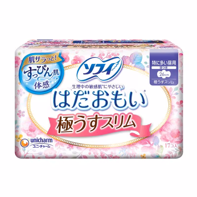 Hadaomoi U Thin Slim Day Wings 26cm