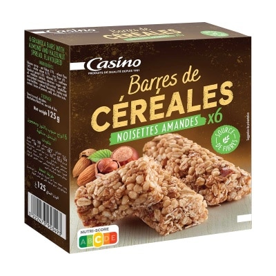 榛子杏仁穀物棒