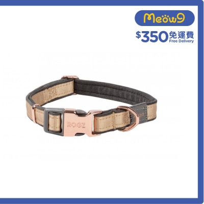 HB275 - GR Urban Classic 項圈 (M) - 金色 - Rogz