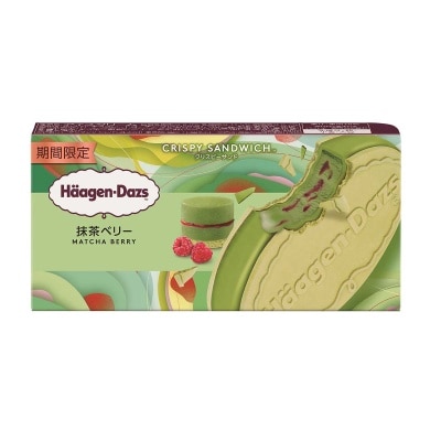 HDJ抺茶野莓脆皮雪糕三明治