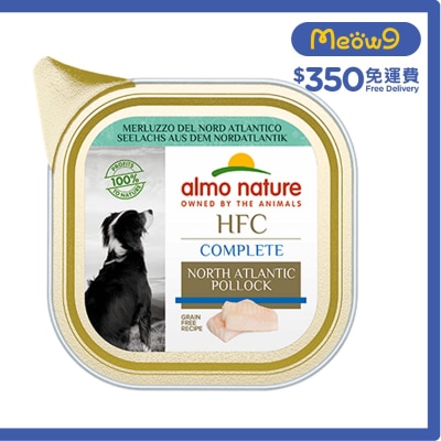 HFC Complete 北大西洋鱈魚 (85g) almo nature 狗餐盒
