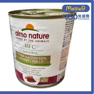 HFC Natural 雞肉 吞拿魚(290g) almo nature狗罐頭 