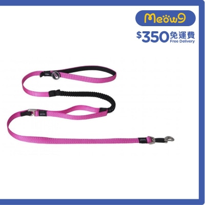 HLOC16 - Control Lead 彈弓帶 (M) - 粉紅色 - Rogz