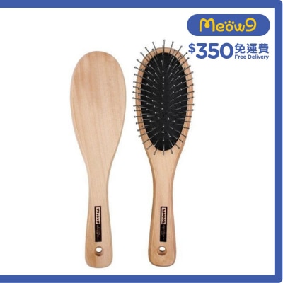 Home Beauty 木製長柄鋼針梳*細* (犬貓用) - DoggyMan