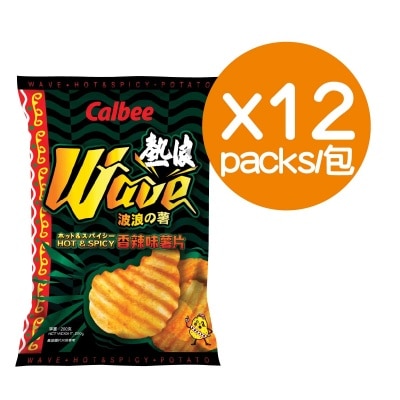 熱浪香辣味波浪薯片超量裝 192gx12包