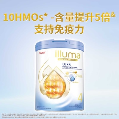 ILLUMA LUXA 4號兒童成長配方奶粉800克