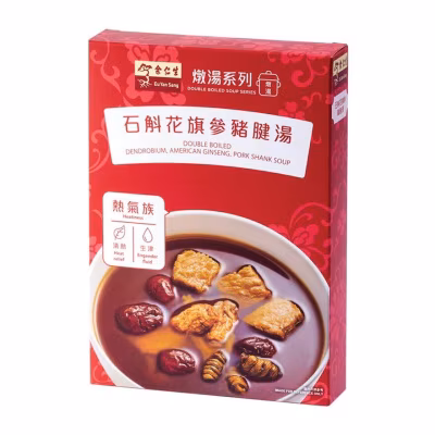 Inst Soup Pack-american Ginseng&pork